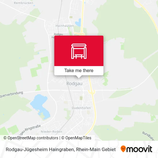 Карта Rodgau-Jügesheim Haingraben