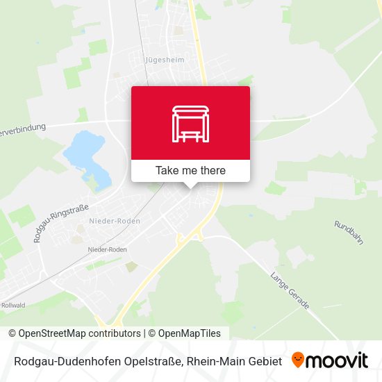 Rodgau-Dudenhofen Opelstraße map