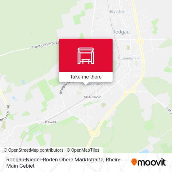 Rodgau-Nieder-Roden Obere Marktstraße map