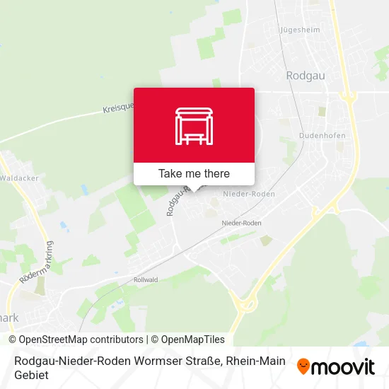 Карта Rodgau-Nieder-Roden Wormser Straße