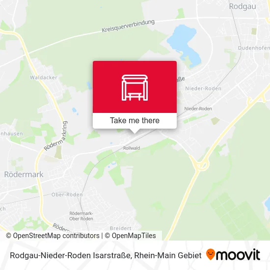 Карта Rodgau-Nieder-Roden Isarstraße