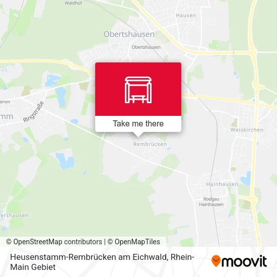 Карта Heusenstamm-Rembrücken am Eichwald