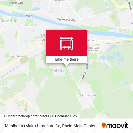 Mühlheim (Main) Ulmenstraße map