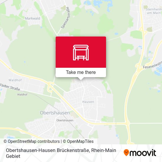 Obertshausen-Hausen Brückenstraße map