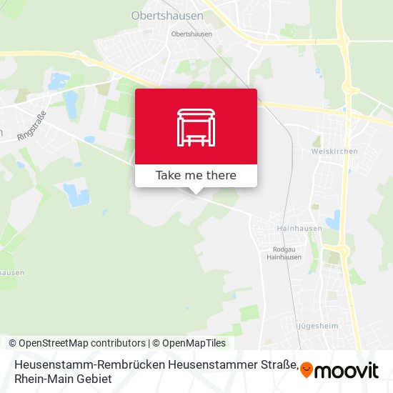 Heusenstamm-Rembrücken Heusenstammer Straße map