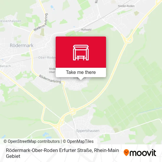 Rödermark-Ober-Roden Erfurter Straße map