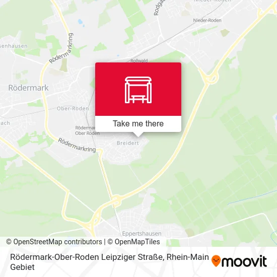 Rödermark-Ober-Roden Leipziger Straße map