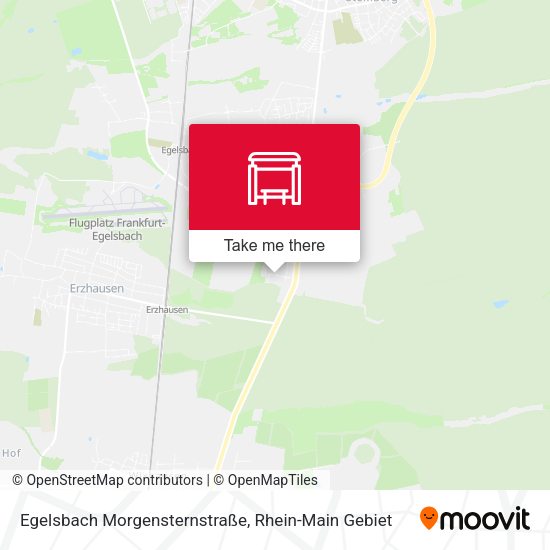 Egelsbach Morgensternstraße map