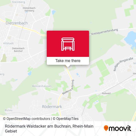 Rödermark-Waldacker am Buchrain map