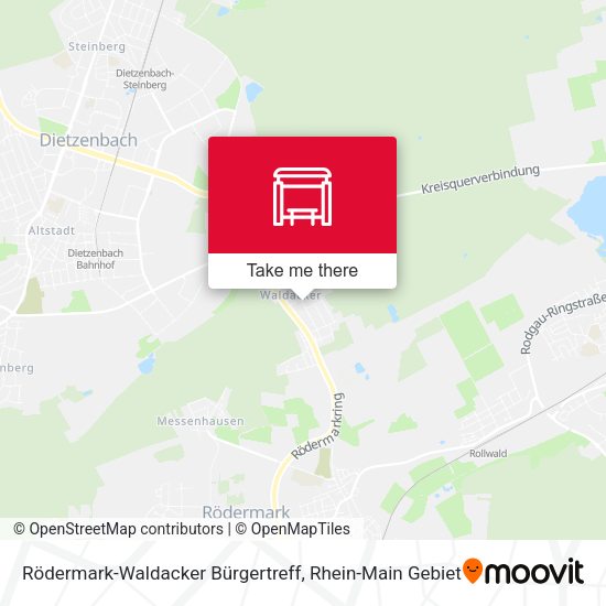 Rödermark-Waldacker Bürgertreff map
