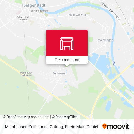 Карта Mainhausen-Zellhausen Ostring