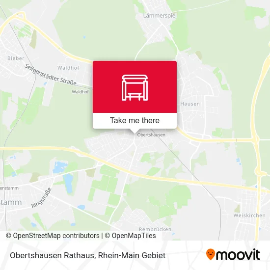 Карта Obertshausen Rathaus
