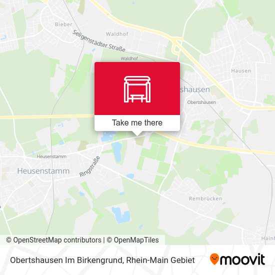 Obertshausen Im Birkengrund map