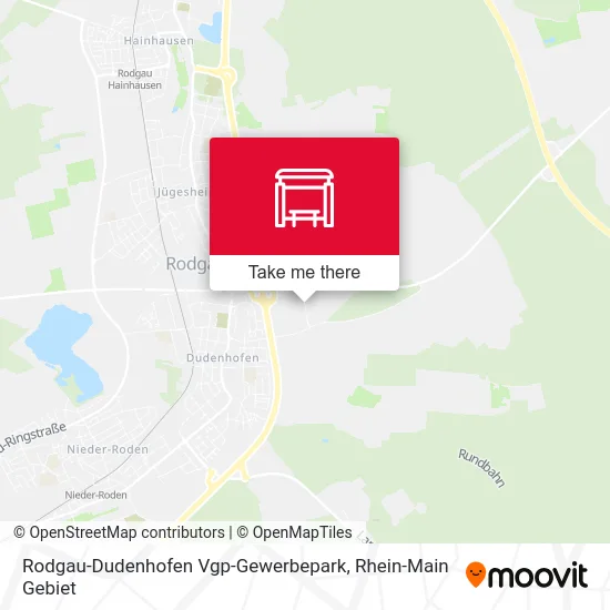 Карта Rodgau-Dudenhofen Vgp-Gewerbepark