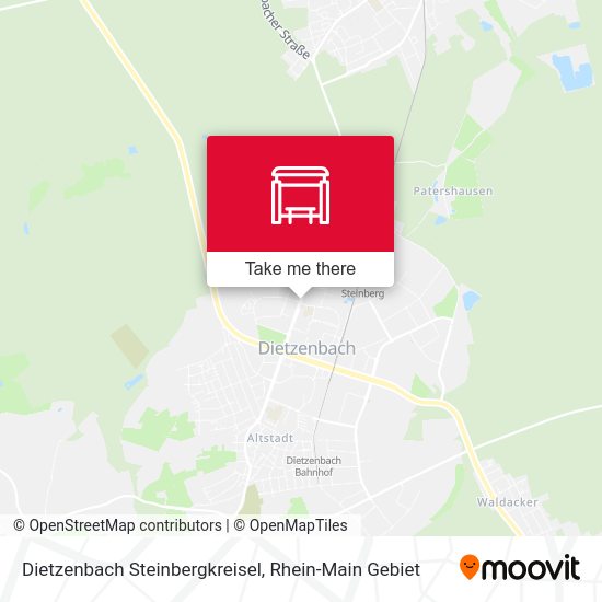 Dietzenbach Steinbergkreisel map