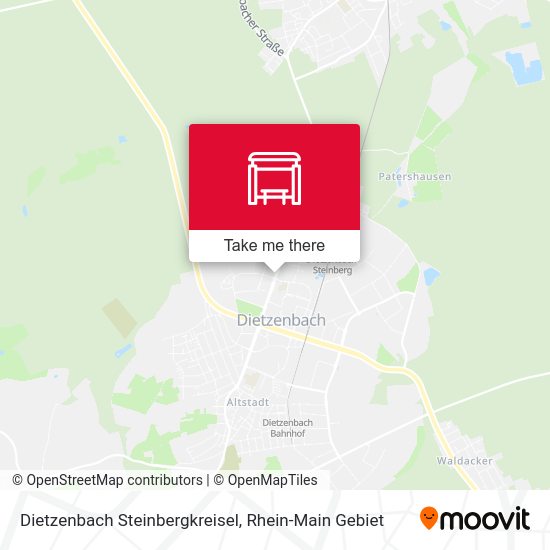 Dietzenbach Steinbergkreisel map