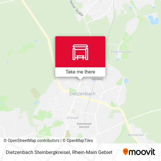 Карта Dietzenbach Steinbergkreisel
