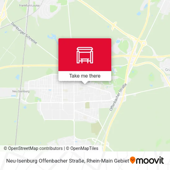 Карта Neu-Isenburg Offenbacher Straße
