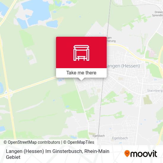 Langen (Hessen) Im Ginsterbusch map