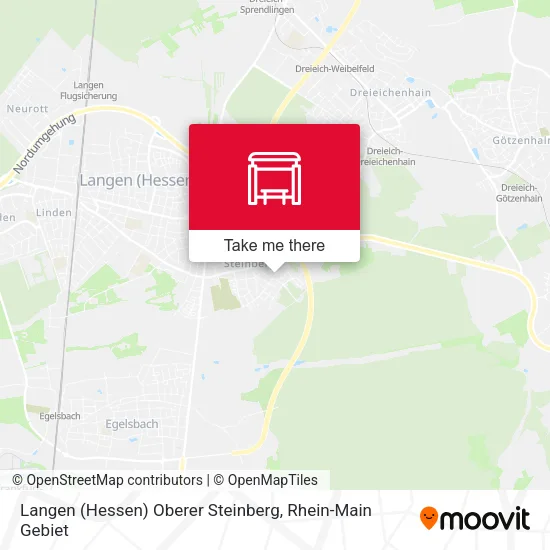 Карта Langen (Hessen) Oberer Steinberg