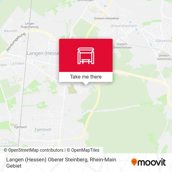 Карта Langen (Hessen) Oberer Steinberg