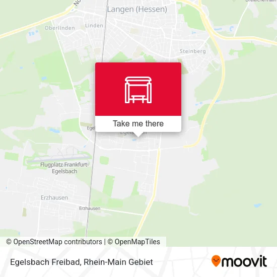 Карта Egelsbach Freibad