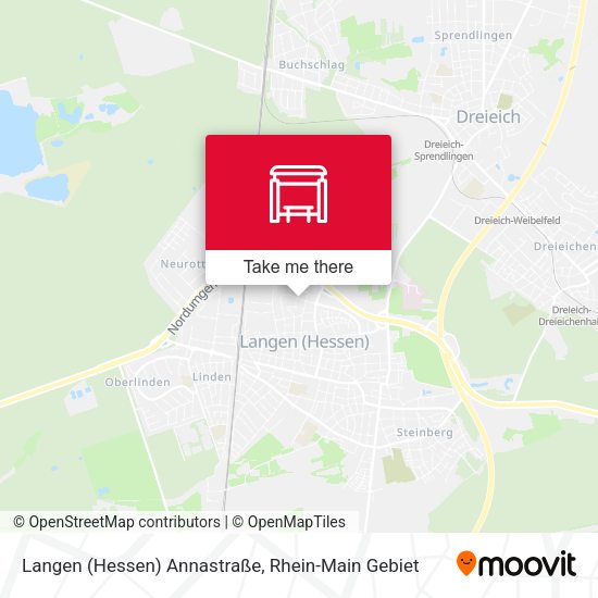 Langen (Hessen) Annastraße map