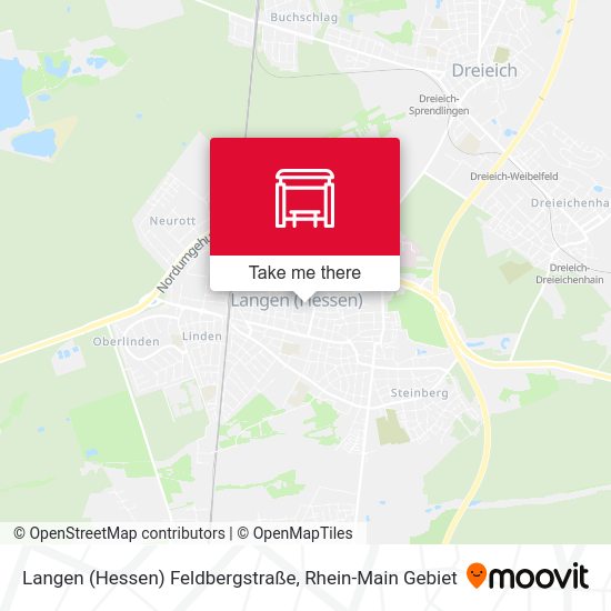 Langen (Hessen) Feldbergstraße map
