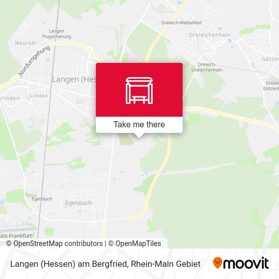 Langen (Hessen) am Bergfried map