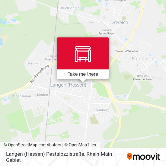 Langen (Hessen) Pestalozzistraße map