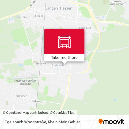 Egelsbach Woogstraße map