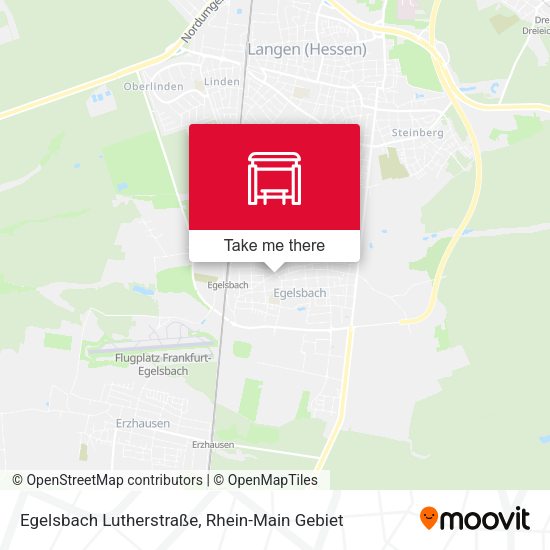 Egelsbach Lutherstraße map