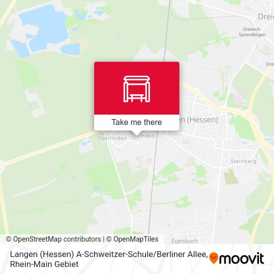 Langen (Hessen) A-Schweitzer-Schule / Berliner Allee map