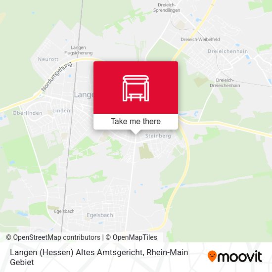 Карта Langen (Hessen) Altes Amtsgericht