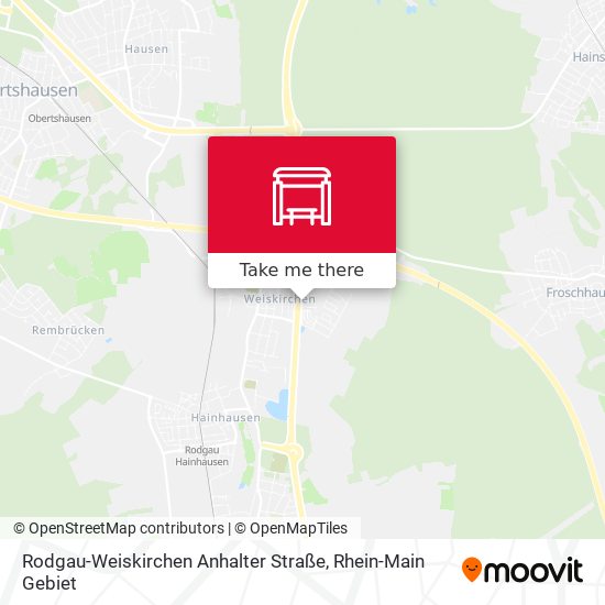 Карта Rodgau-Weiskirchen Anhalter Straße