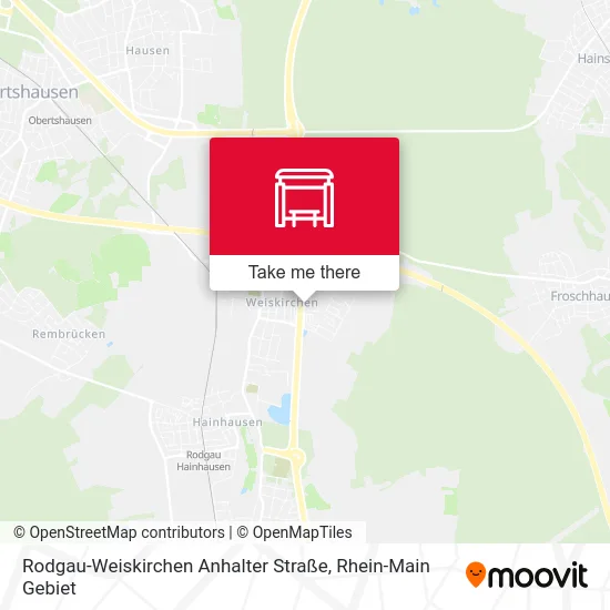 Карта Rodgau-Weiskirchen Anhalter Straße
