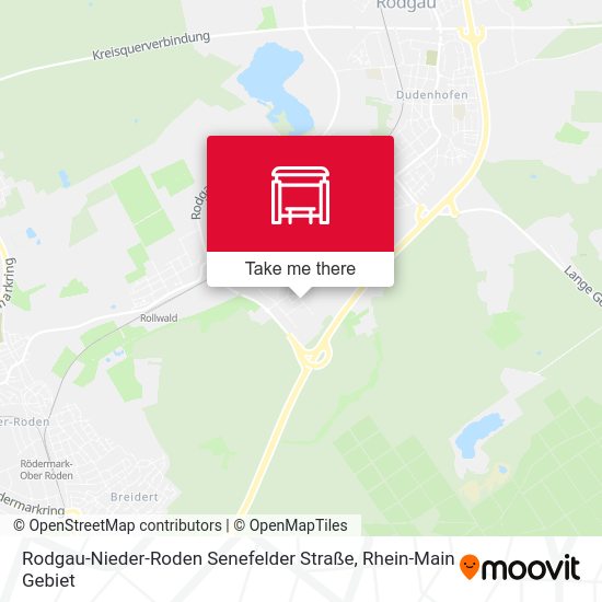 Rodgau-Nieder-Roden Senefelder Straße map