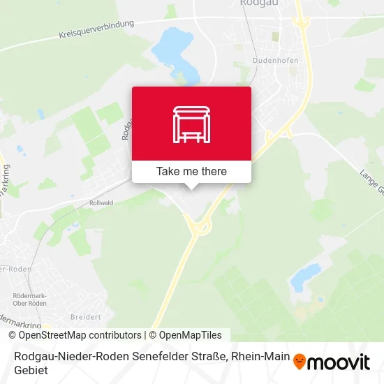 Карта Rodgau-Nieder-Roden Senefelder Straße
