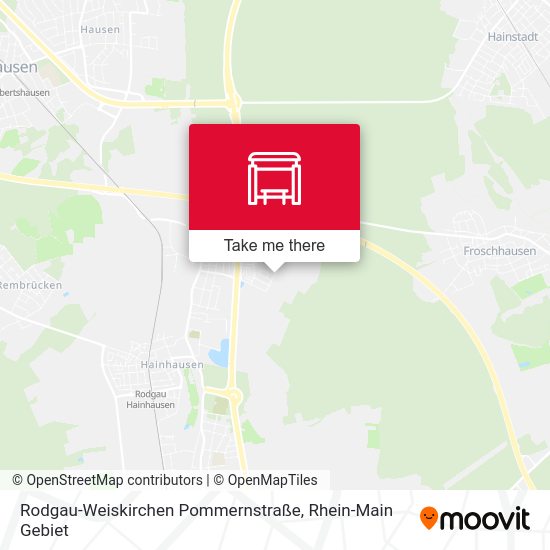 Rodgau-Weiskirchen Pommernstraße map