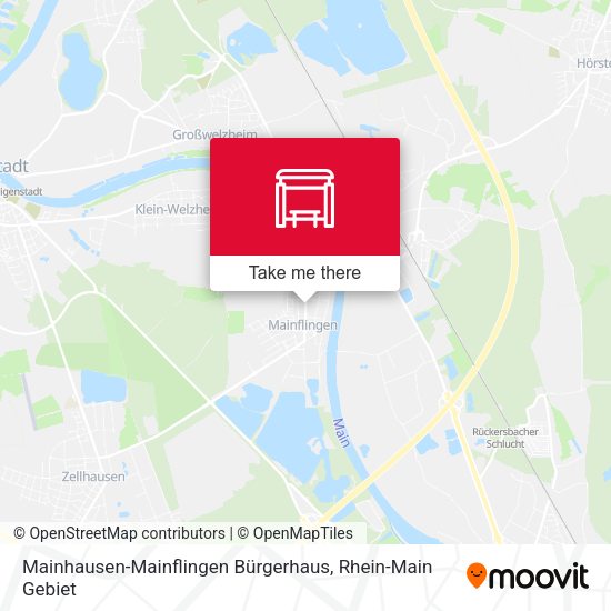 Mainhausen-Mainflingen Bürgerhaus map