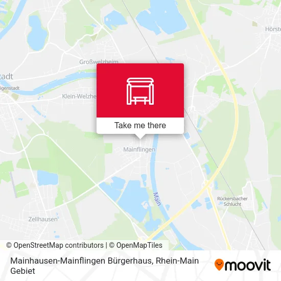 Карта Mainhausen-Mainflingen Bürgerhaus