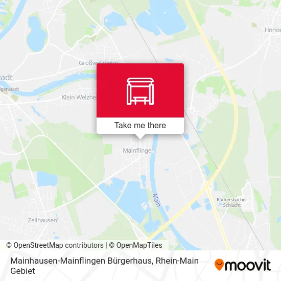 Карта Mainhausen-Mainflingen Bürgerhaus