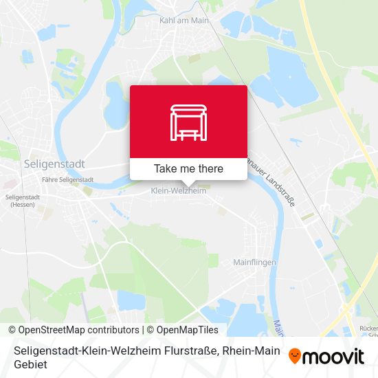 Seligenstadt-Klein-Welzheim Flurstraße map