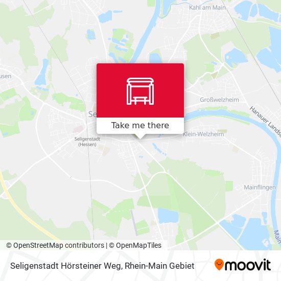 Seligenstadt Hörsteiner Weg map