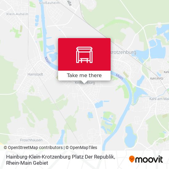 Hainburg-Klein-Krotzenburg Platz Der Republik map