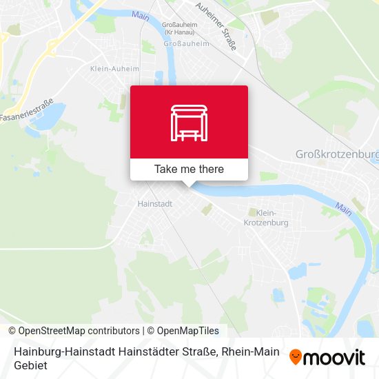 Hainburg-Hainstadt Hainstädter Straße map