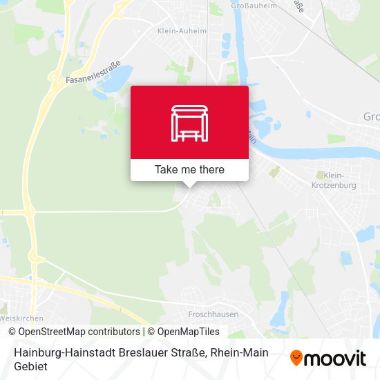 Hainburg-Hainstadt Breslauer Straße map