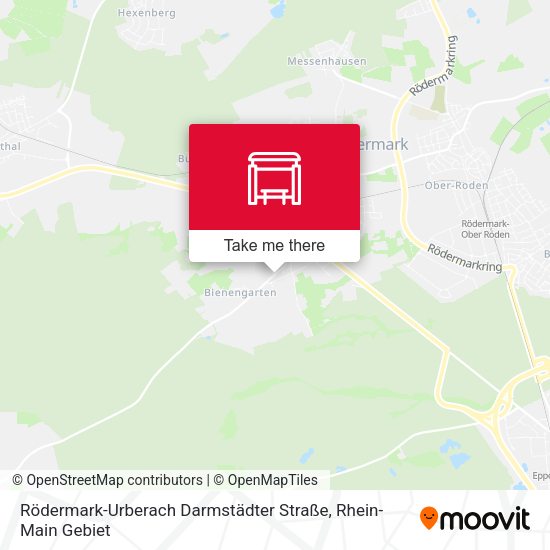 Rödermark-Urberach Darmstädter Straße map