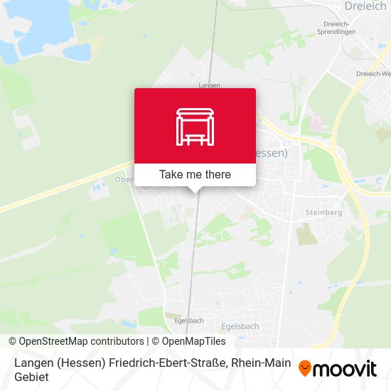 Langen (Hessen) Friedrich-Ebert-Straße map