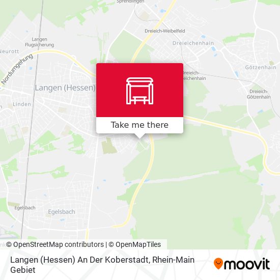 Langen (Hessen) An Der Koberstadt map